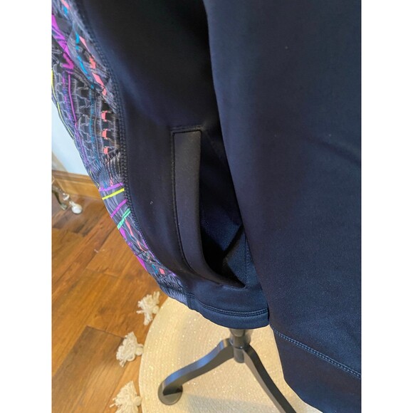 Fila Sport Womens Hoodie Size Large Black Zippered Sporty w/ Tie Athletic-wear - Picture 6 of 12